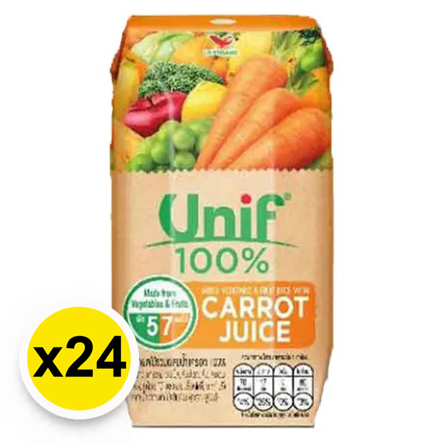 ยูนิฟ น้ำแครอทผสมผลไม้ 100%