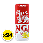 Singha Red Lemon Soda